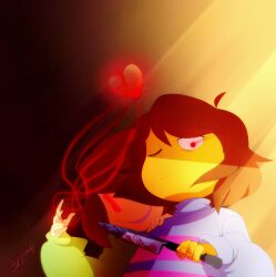 chara (undertale) from undertale by bluyumu