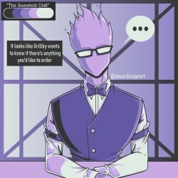 grillby from undertale by absurdmage
