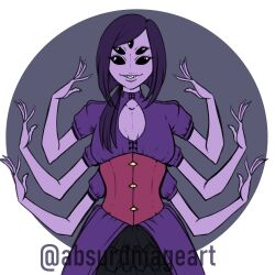 muffet from undertale by absurdmage