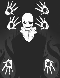 w.d. gaster from undertale by absurdmage