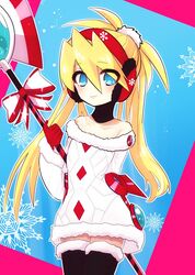 ciel (mega man) from christmas