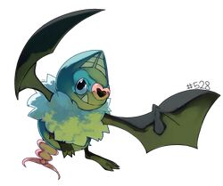 swoobat from pokemon by pinkgermy