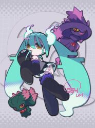 ghost miku (project voltage) from pokemon by 064mn