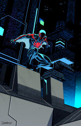 miguel o'hara from marvel by dan mora