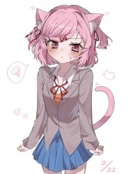 natsuki (doki doki literature club) from doki doki literature club