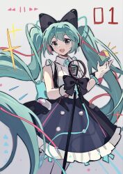 hatsune miku from magical mirai (vocaloid)