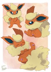 flareon from pokemon by mochiri (mochiri work)