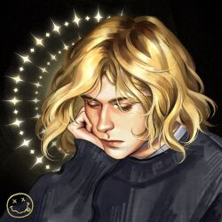 kurt cobain from nirvana (band) by lrculwell