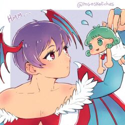 morrigan aensland from darkstalkers by mango (mgosketches)