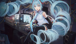 hatsune miku from vocaloid