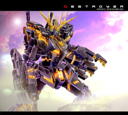 unicorn gundam banshee from gundam by asagi yoshimitsu