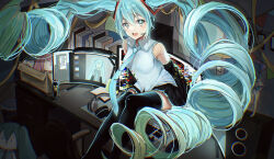 hatsune miku from vocaloid
