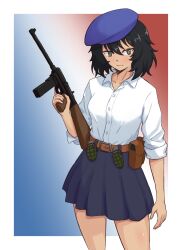 andou (girls und panzer) from girls und panzer