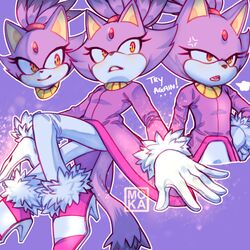 blaze the cat from sonic (series)