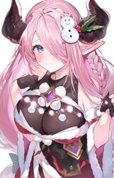 narmaya (granblue fantasy) from christmas