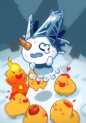 heats flamesman from undertale by nnbadbear