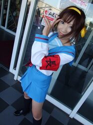 suzumiya haruhi from suzumiya haruhi no yuuutsu
