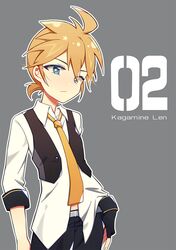 kagamine len from kodoku no hate (vocaloid)