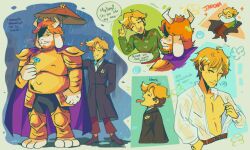 asgore dreemurr from deltarune