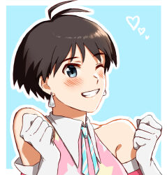 kikuchi makoto from idolmaster by mihen