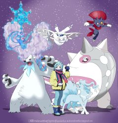 alolan ninetales from pokemon by wolfspiderlex