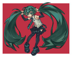 hatsune miku from vocaloid by waa153