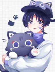 scaramouche (cat) (genshin impact) from genshin impact