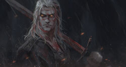 geralt of rivia from the witcher (series)