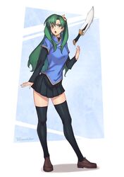 lyn (fire emblem) from fate/stay night by phrecklesart