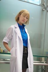 akagi ritsuko from neon genesis evangelion by manami