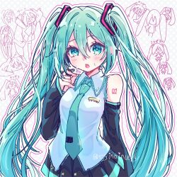 hatsune miku from vocaloid