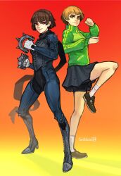 niijima makoto from persona by sethkiel