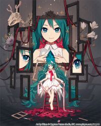 hatsune miku from vocaloid by ixima