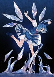 cirno from touhou by ikurauni