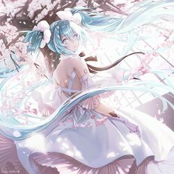 hatsune miku from vocaloid