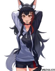 ookami mio from hololive