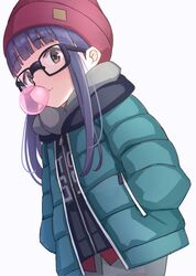 oogaki chiaki from yurucamp by nomio