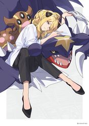 cynthia (pokemon) from pokemon by xia (ryugo)