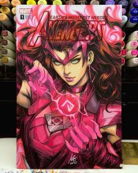 scarlet witch from avengers (series) by stanley lau