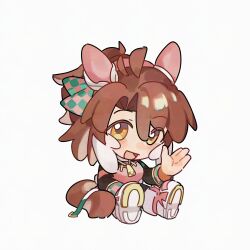 dantsu flame (center spotlight) (umamusume) from umamusume