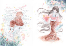 fujiwara no mokou from touhou by johnalay