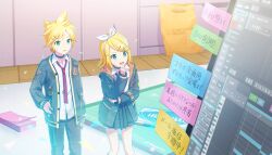 kagamine len from project sekai by colorful palette