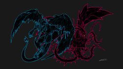 black rose dragon from yu-gi-oh!