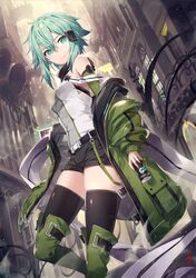 asada shino from sword art online by gabiran