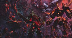 chouginga gurren-lagann from tengen toppa gurren lagann by yoshinari you