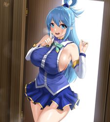 aqua (konosuba) from kono subarashii sekai ni shukufuku wo!