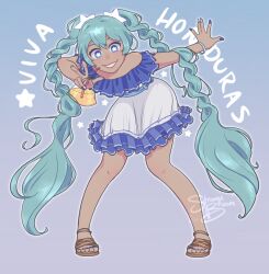 hatsune miku from vocaloid