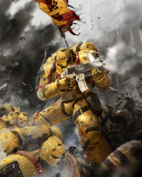 adeptus astartes from warhammer 40k by kai lim