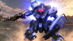 blue destiny 01 from gundam by s.hasegawa
