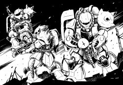 zaku ii from gundam by nakanishi kent